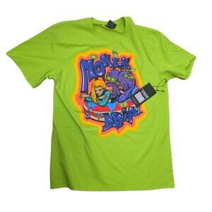 Genuine Light Green Tee – Money Talks Street Graphic (L)